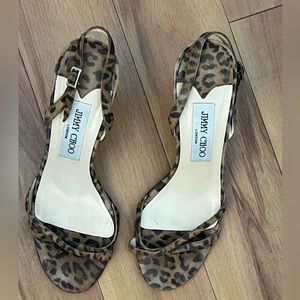 Jimmy Choo Leopard Sandals